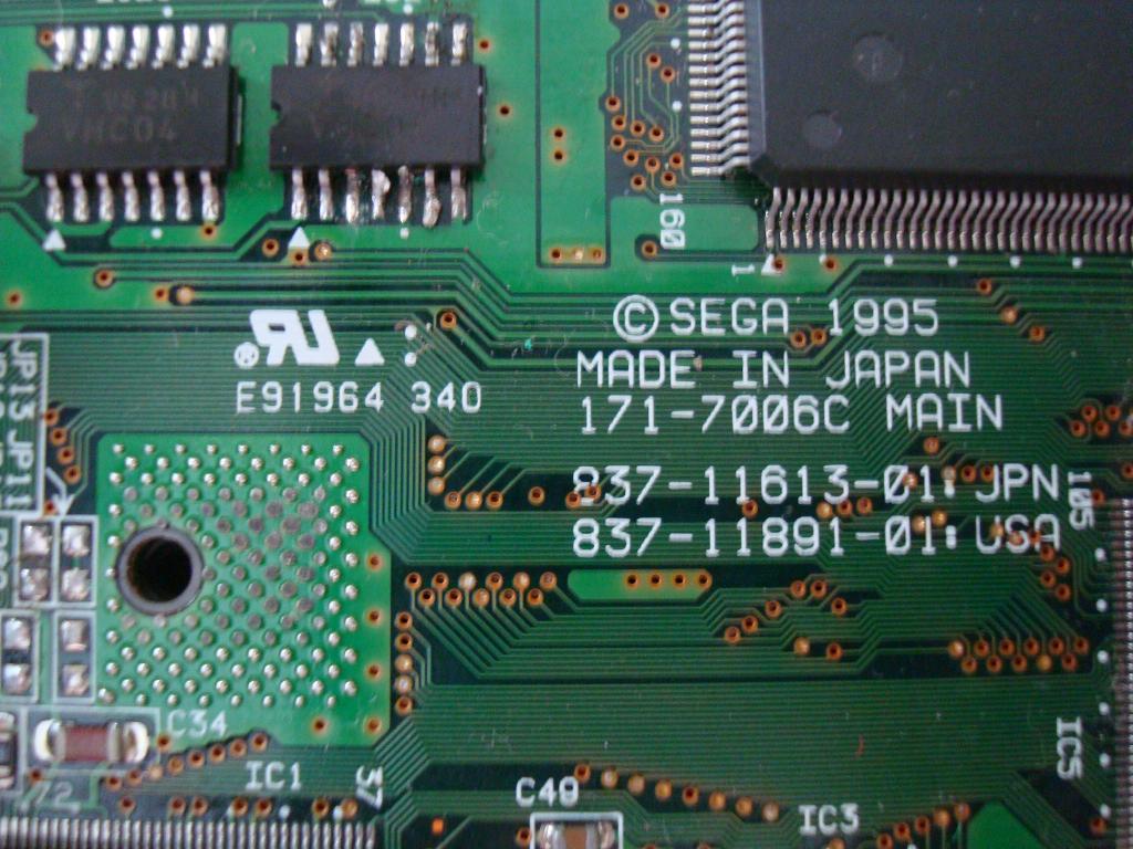 SEGA SATURN MOTHERBOARD