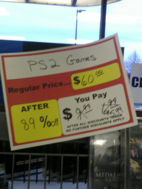 WTF?!? ps2 games are far from $60 in this day and age. XD