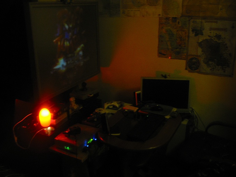 backlit for viewing pleasure
