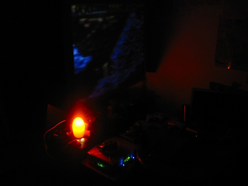 in the dark
