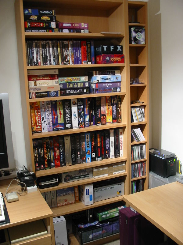 Mainly PC games and boxed systems/accessories.