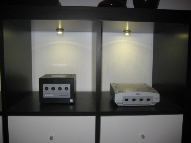 GC and DC in Expedit bookcase