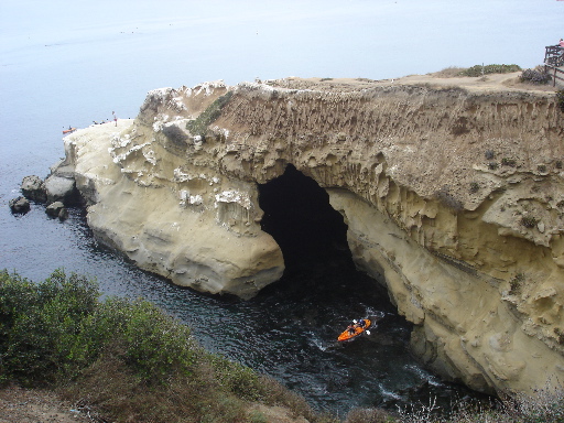 Kayaking at the cove.