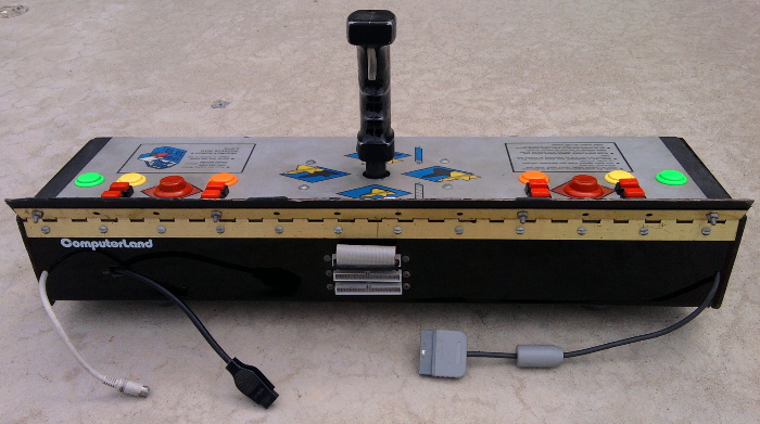 OLD COMPUTER LAND IMPACT PRINTER SOUND BOX. THREE IDE CONNECTORS TO SWITCH FROM PC-ATARI 2600-PSX.