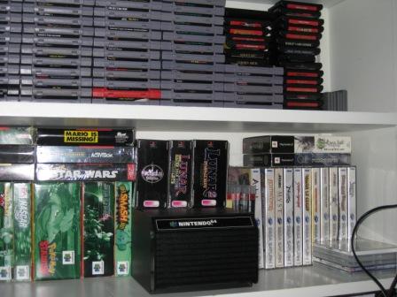more stuff, some of the boxed nintendo stuff, and saturn