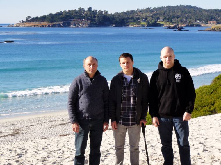 Recently in Carmel with my dad and younger brother, repping the Ralph Gracie name