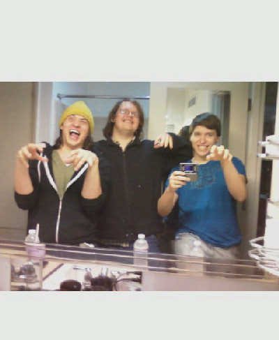 I'm not sure what i was doing i am in the middle. This was last night.