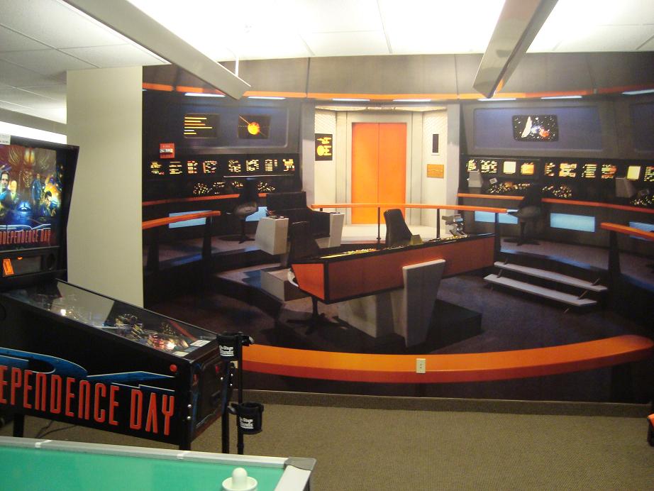 Star Trek Bridge wall