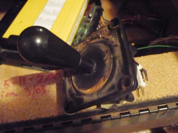 Old worn stick.