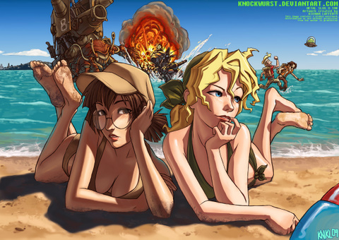 Metal_Slug_Beach_Party_by_Knockwurst.JPG