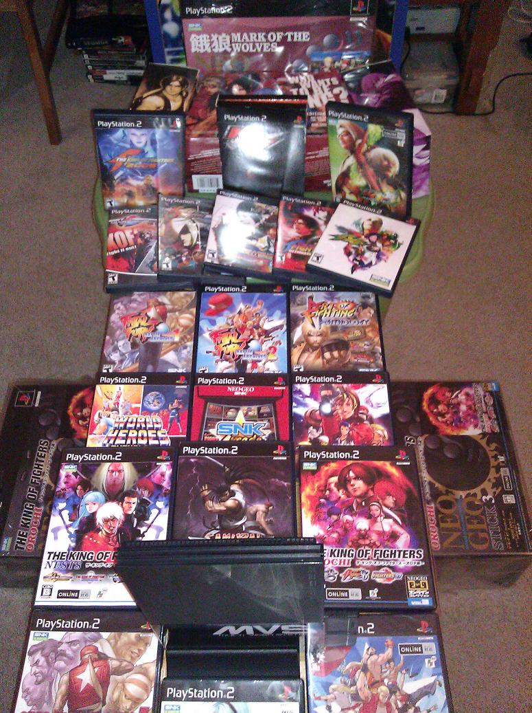 I was gonna dig out my KOF titles for Xbox, Wii, DC, and Saturn etc... but i just got tired and gave up lol!