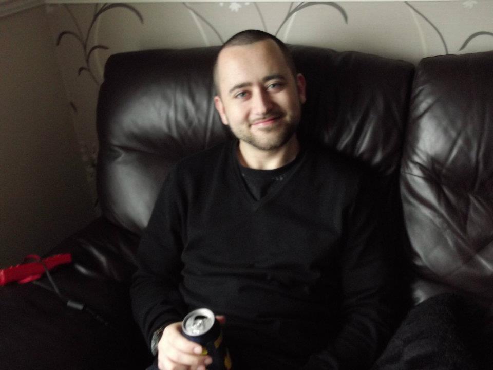 This is my ugly mug having a cider at Christmas :D