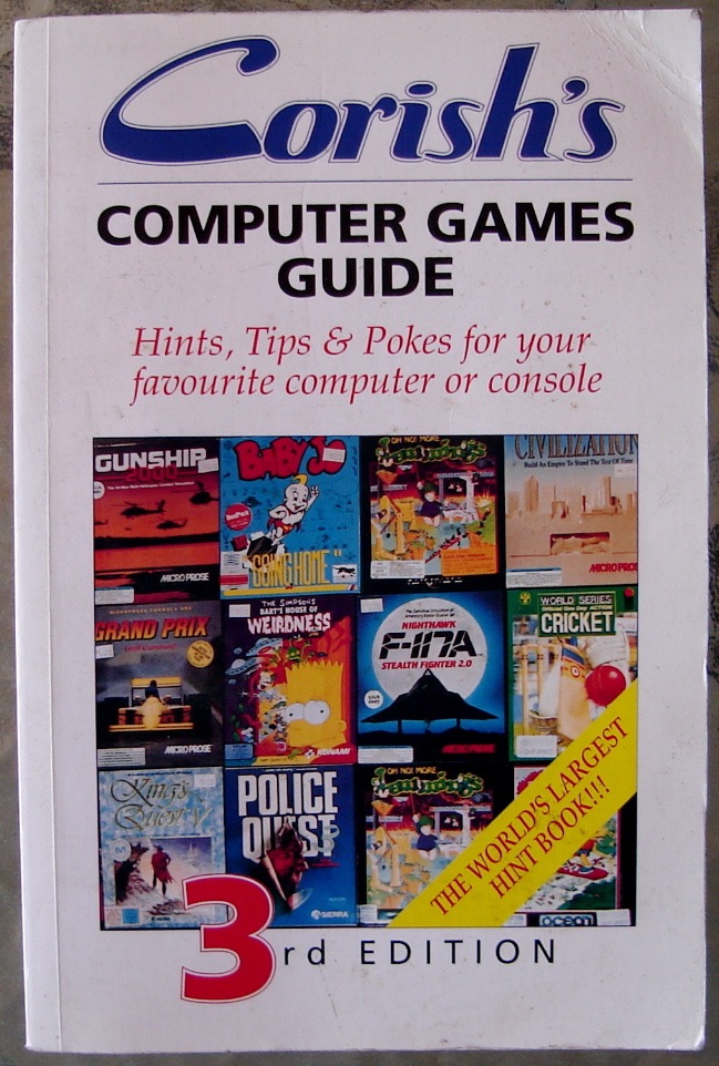 Corish's Comuter Games Guide 3rd Edition Front.jpg