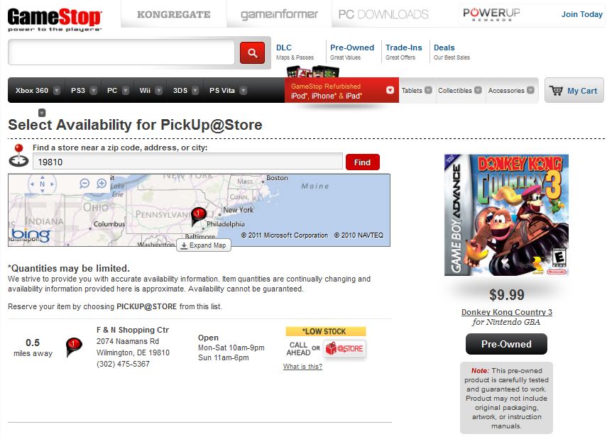 Gamestop Search Donkey Kong Country 3 Large.JPG