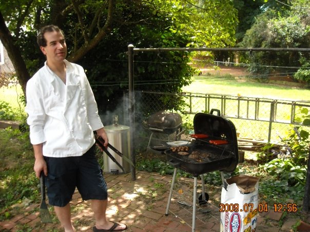 4th of July cookout, mast of the grill