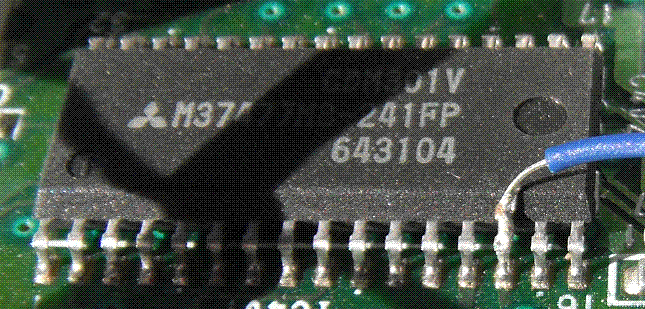 The connection to the 14th pin