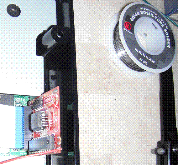 Chip front after connecting A and B