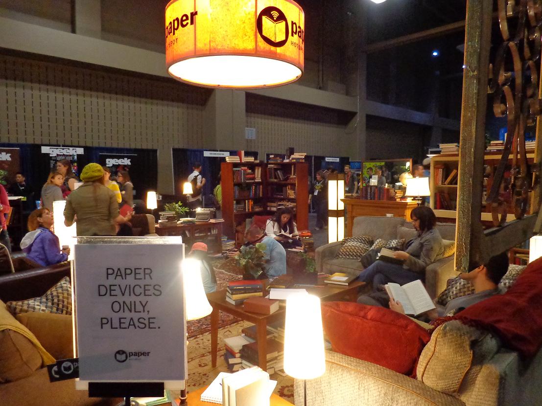 Paper hotspot at SXSW Gaming Expo