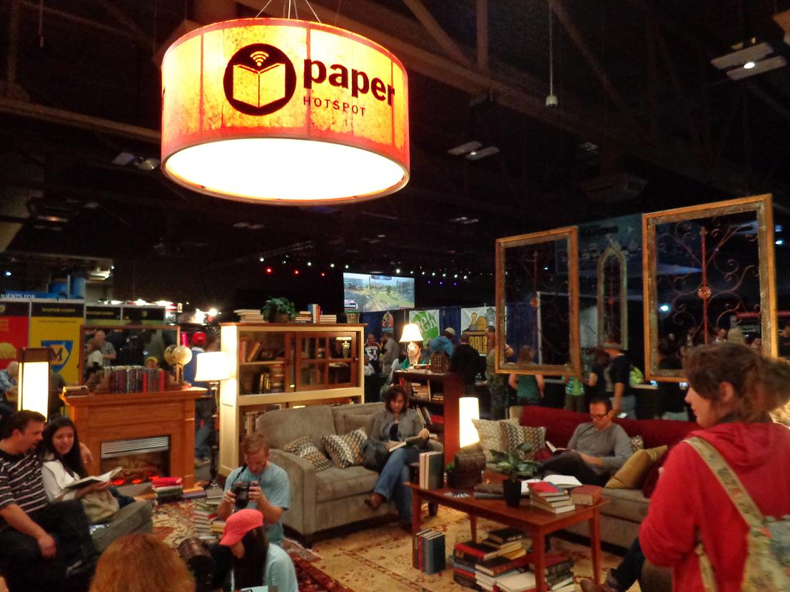 Paper hotspot at SXSW Gaming Expo
