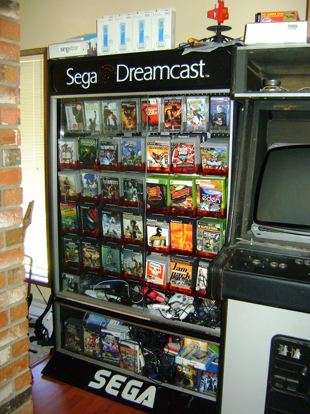 Dreamcast cabinet also bought from Zellers