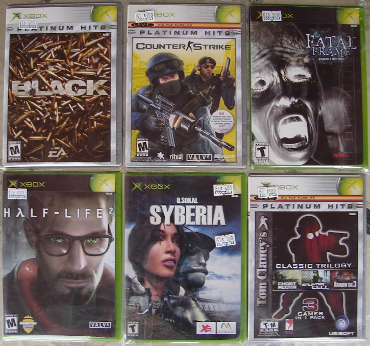 0 Black - Counter Strike - Fatal Frame - Half Life 2 - Syberia - Tom Clancy Trilogy.jpg
