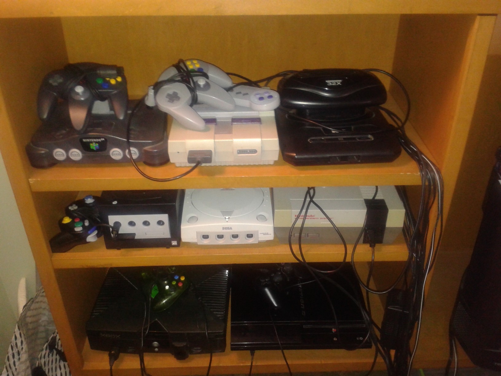 All my consoles (except my PS1 and PS2)