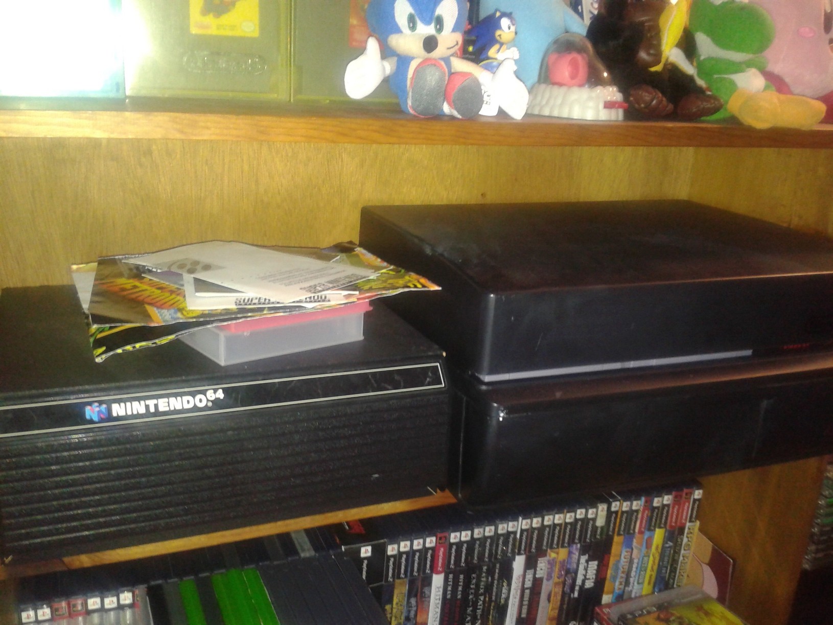 These are the Nintendo boxes I was talking about, the right is the one with my NES and SNES games. And the left is N64 games.