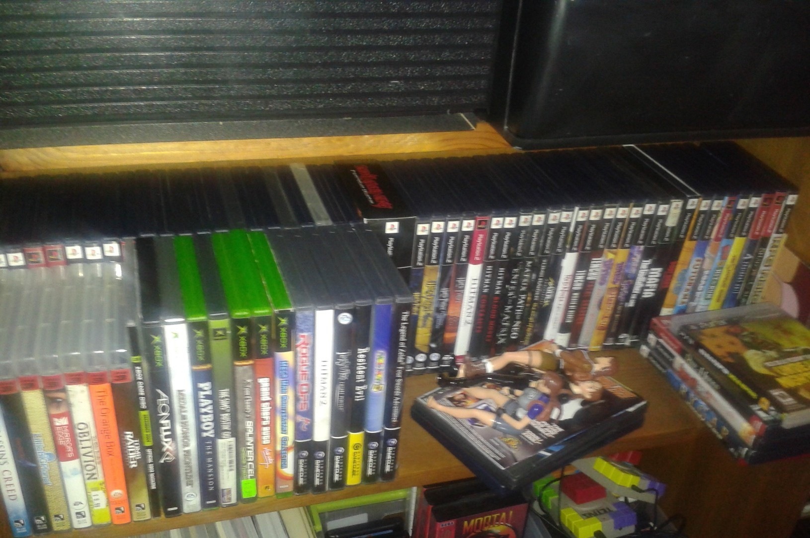All my PS2, P23, Xbox and GameCube games. Need a lot of help with these ones, so many games!