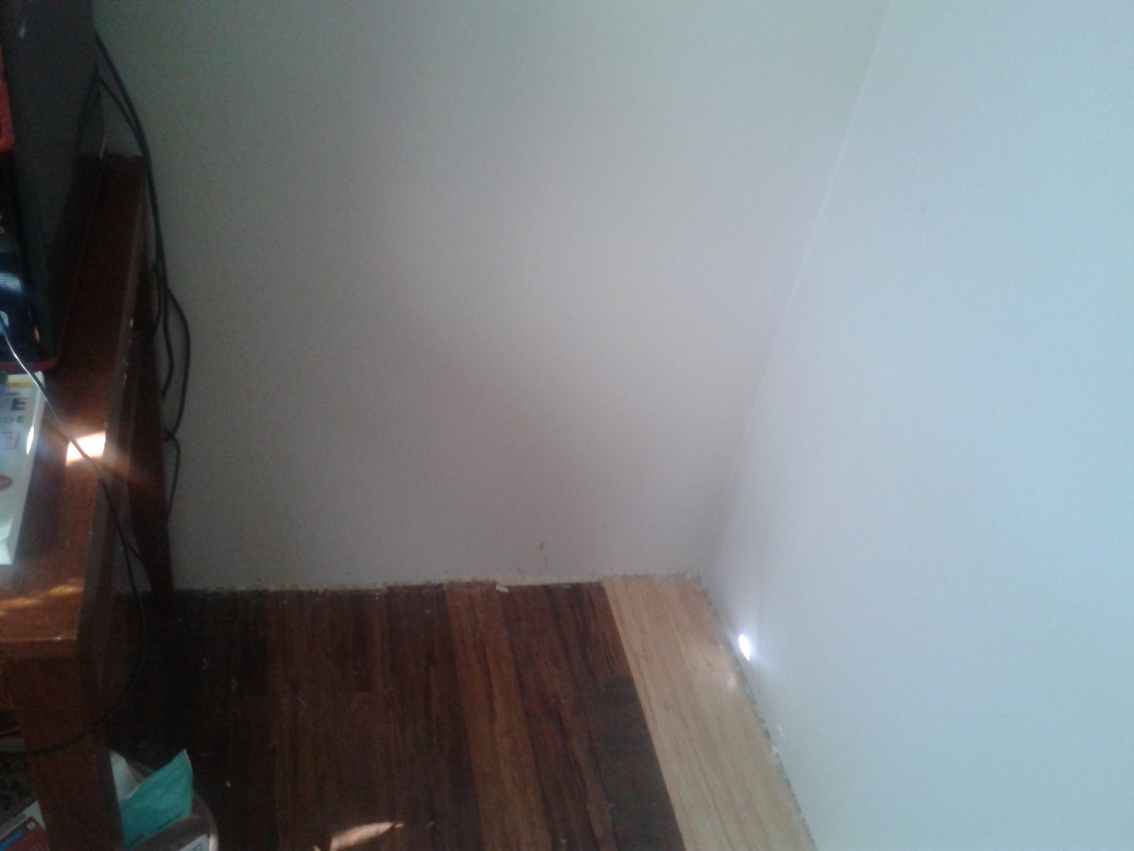 The area where I'm planning on putting a TV stand.