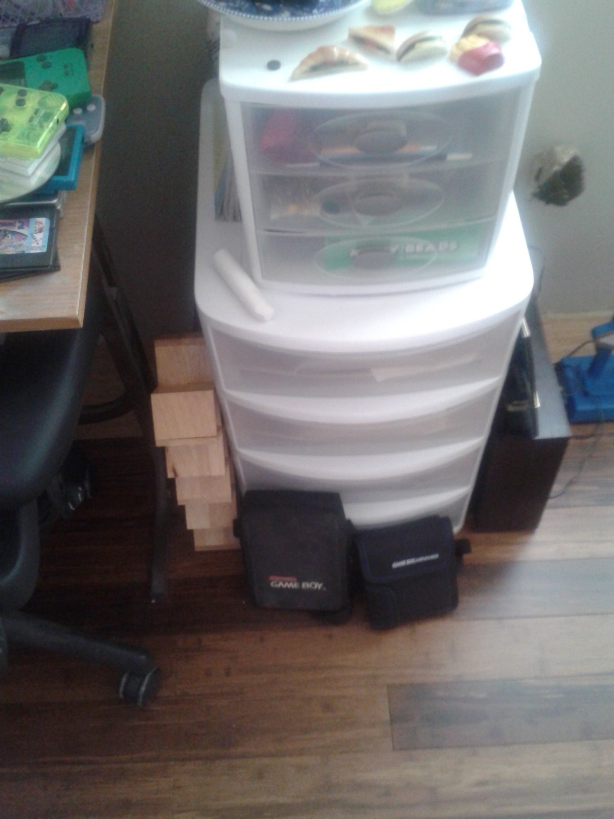 This is where I store my old PC games...I have a lot of them.