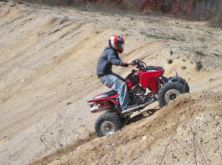My dirt toy. '04 TRX450r