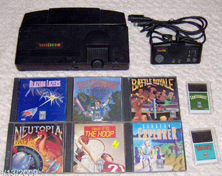 pitiful turbografx collection.