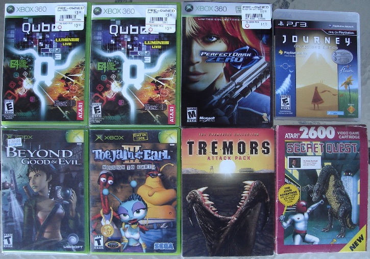 0 Qubed - Perfect Dark Limited Edition - Journey - Beyond Good Evil - Toe Jam Earl -Tremors Action Pack - Secret Quest.jpg