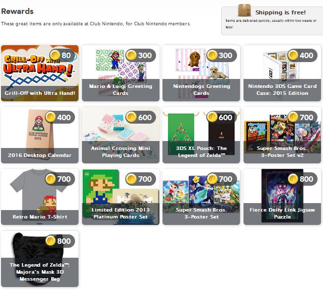 Club Nintendo Exclusive Rewards 2015.JPG